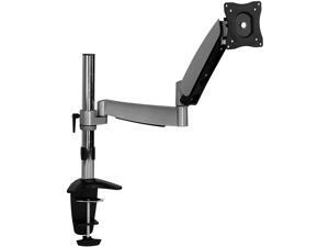 Single Monitor Arm Desk Mount | Gas Spring Monitor Arm | Full Motion Articulating Height Adjustable Stand | Fits 21 22 23 24 27 Inch VESA Compatible Computer Screen | Clamp and Grommet Base Single Monitor Arm Desk Mount | Gas Spring Monitor Arm | Full Motion Articulating Height Adjustable Stand | Fits 21 22 23 24 27 Inch VESA Compatible Computer Screen | Clamp and Grommet Base