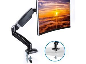 Single Monitor Stand - Gas Spring Single Arm Monitor Stand Desk VESA Mount for 13 to 32 Inch Screen with Clamp, Grommet Mounting Base Single Monitor Stand - Gas Spring Single Arm Monitor Stand Desk VESA Mount for 13 to 32 Inch Screen with Clamp, Grommet Mounting Base