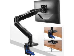 Monitor Mount Stand - Long Single Arm Gas Spring Monitor Desk Mount for 22 to 35 Inch Computer Screens Height Adjustable VESA Bracket with Clamp, Grommet Mounting Base - Holds 6.6 to 26.4 lbs Monitor Mount Stand - Long Single Arm Gas Spring Monitor Desk Mount for 22 to 35 Inch Computer Screens Height Adjustable VESA Bracket with Clamp, Grommet Mounting Base - Holds 6.6 to 26.4 lbs