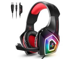 Gaming Headset Over ear headphones wired control with Mic LED Light Casque Gamer Headset for PC PS4 Xbox One Gaming Headset Over ear headphones wired control with Mic LED Light Casque Gamer Headset for PC PS4 Xbox One