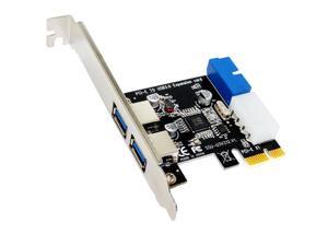 PCI Express USB 3.0 2 Ports Front Panel With 20 Pin Expansion Card PCI Express USB 3.0 2 Ports Front Panel With 20 Pin Expansion Card