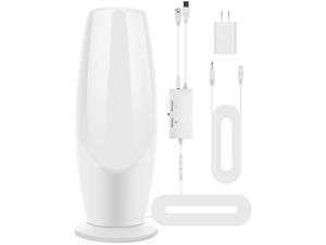 TV Antenna, 2020 Upgraded Outdoor Indoor Digital HD 4K Antenna, 220 Miles Range with Amplifier, 35ft Coax Cable(Included Extension Cord), Support All TVs,HDTV Antenna for Free Local Channels (White) TV Antenna, 2020 Upgraded Outdoor Indoor Digital HD 4K Antenna, 220 Miles Range with Amplifier, 35ft Coax Cable(Included Extension Cord), Support All TVs,HDTV Antenna for Free Local Channels (White)
