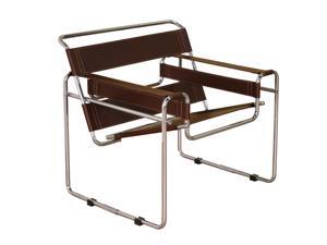 Black Leather Mid-Century Modern Accent Chair Black Leather Mid-Century Modern Accent Chair