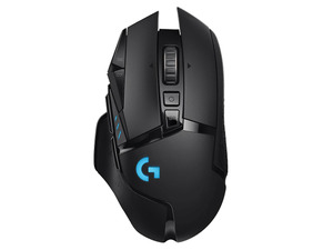 Logitech (G) G502 LIGHTSPEED Wireless Gaming Mouse, RGB with Weighted Macro Programming, 25600DPI, 11buttons, Laptop Big Hand Mouse,for Windows® 7 or later/macOS 10.11 or later/ChromeOS, BLACK