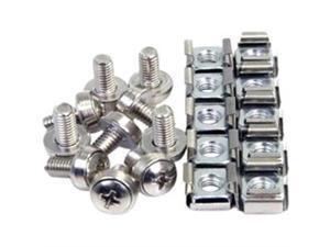 4XEM 4XM5CAGENUTS 4XEM 50 Pkg M5 Rack Mounting Screws and Cage Nuts For Server Racks/Cabinets - Rack Screw - Philips - Stainless Steel 4XEM 4XM5CAGENUTS 4XEM 50 Pkg M5 Rack Mounting Screws and Cage Nuts For Server Racks/Cabinets - Rack Screw - Philips - Stainless Steel
