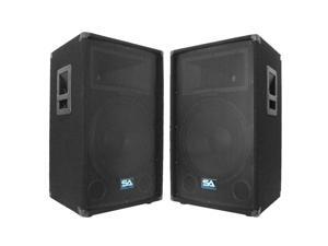 Seismic Audio - Two 15" PA/DJ Speaker Cabinets or 15" Floor Monitor Seismic Audio - Two 15" PA/DJ Speaker Cabinets or 15" Floor Monitor