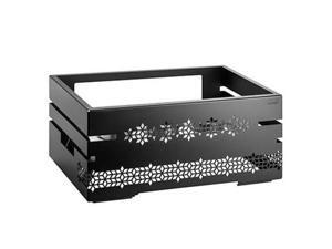 Rosseto SM321 10 in. Mosaic Multi-Chef Warmer with 3 Fuel Holders & Reversible Burner Stand - Black Matte Rosseto SM321 10 in. Mosaic Multi-Chef Warmer with 3 Fuel Holders & Reversible Burner Stand - Black Matte