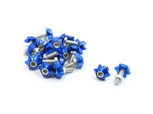 Unique Bargains Vehicle Car Blue Star Shape License Plate Decorative Screw Bolt 20 Pcs Unique Bargains Vehicle Car Blue Star Shape License Plate Decorative Screw Bolt 20 Pcs