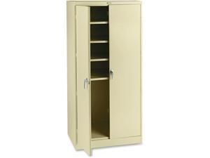 Tennsco 2470PY Deluxe Steel Storage Cabinet 4 Adjustable Shelves 36 x 24 x 78 Putty Tennsco 2470PY Deluxe Steel Storage Cabinet 4 Adjustable Shelves 36 x 24 x 78 Putty