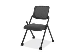 HON Assemble Mesh Back Nesting Stacking Chair Armless Black Fabric Mesh Frame HON Assemble Mesh Back Nesting Stacking Chair Armless Black Fabric Mesh Frame