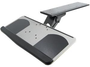 VIVO Adjustable Computer Keyboard & Mouse Platform Tray Under Table Desk Mount VIVO Adjustable Computer Keyboard & Mouse Platform Tray Under Table Desk Mount