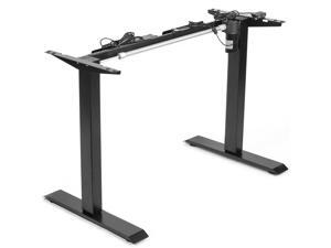 VIVO Black Electric Stand Up Desk Frame, Single Motor Standing Adjustable Base VIVO Black Electric Stand Up Desk Frame, Single Motor Standing Adjustable Base