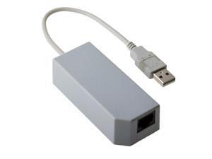 USB Lan Adapter RJ45 Ethernet Network Card for Wii / Wii U Gray USB Lan Adapter RJ45 Ethernet Network Card for Wii / Wii U Gray