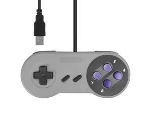 Retro SNES USB Wired Classic Controller GamePad for Windows PC Purple Retro SNES USB Wired Classic Controller GamePad for Windows PC Purple