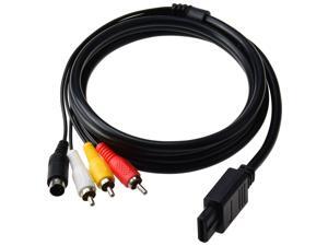 S Video AV Video Audio Cable Cord for Nintendo SNES N64 Gamecube PAL S Video AV Video Audio Cable Cord for Nintendo SNES N64 Gamecube PAL
