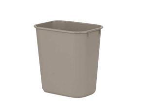 RUBBERMAID FG295500BEIG 3-1/4 gal. Beige Rectangular Wastebasket RUBBERMAID FG295500BEIG 3-1/4 gal. Beige Rectangular Wastebasket
