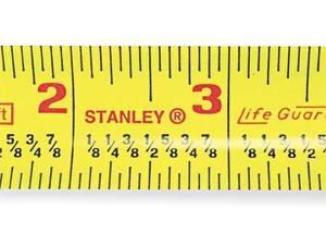 Stanley Tools 1"X25 Yel Tape Rule Stanley Tools 1"X25 Yel Tape Rule