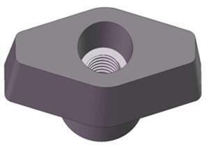 INNOVATIVE COMPONENTS GN4C----T1D-N-- T Knob, 1/4-20 Thread Size, 1"L, Thru INNOVATIVE COMPONENTS GN4C----T1D-N-- T Knob, 1/4-20 Thread Size, 1"L, Thru