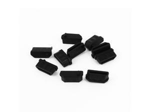 10 Pcs Black Silicone Anti Dust Cover Cap Protector for HDMI Female Port 10 Pcs Black Silicone Anti Dust Cover Cap Protector for HDMI Female Port