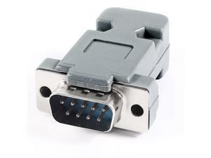 Global Bargains DB9 Male Plug Serial RS232 9 Pins Connecting Adapter for 6.5mm Dia Cable Global Bargains DB9 Male Plug Serial RS232 9 Pins Connecting Adapter for 6.5mm Dia Cable