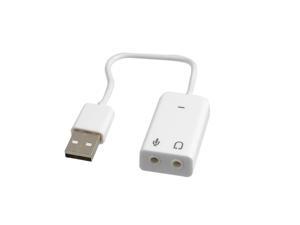 7.1 Channel USB 2.0 3D Sound Card Audio Adapter Adaptor Cable 7.1 Channel USB 2.0 3D Sound Card Audio Adapter Adaptor Cable