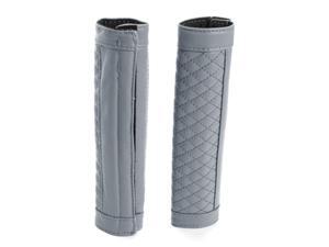 Unique Bargains Car Gray Faux Leather Non-slip Safety Seat Belt Seatbelt Cover 235mm Long 2pcs Unique Bargains Car Gray Faux Leather Non-slip Safety Seat Belt Seatbelt Cover 235mm Long 2pcs