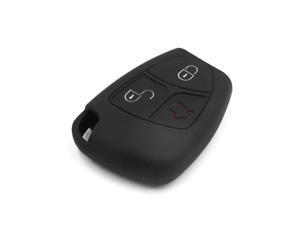 Black Silicone Car Remote Key Fob Cover Case for Mercedes Benz AMG C B E Class Black Silicone Car Remote Key Fob Cover Case for Mercedes Benz AMG C B E Class