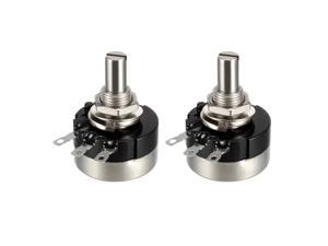 RV24YN20S 200K Ohm Variable Resistors Single Turn Rotary Carbon Film Potentiometer 2pcs RV24YN20S 200K Ohm Variable Resistors Single Turn Rotary Carbon Film Potentiometer 2pcs
