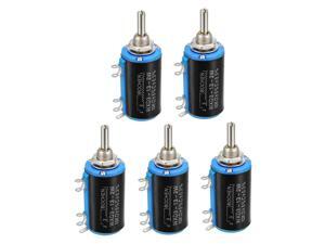 10K Ohm Adjustable Resistors Wire Wound Multi Turn Precision Potentiometer Pots 5pcs 10K Ohm Adjustable Resistors Wire Wound Multi Turn Precision Potentiometer Pots 5pcs