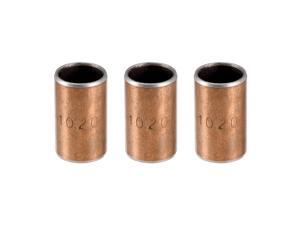 Sleeve (Plain) Bearings, 10mm Bore x 12mm OD x 20mm Length Wrapped Oilless Bushings (Pack of 3) Sleeve (Plain) Bearings, 10mm Bore x 12mm OD x 20mm Length Wrapped Oilless Bushings (Pack of 3)