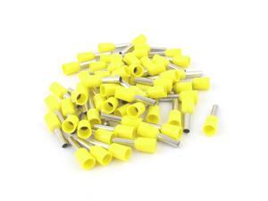 Unique Bargains 50 Pcs Crimp Cord End Terminal Pre Insulated Ferrule Yellow E2508 14AWG 2.5mm2 Unique Bargains 50 Pcs Crimp Cord End Terminal Pre Insulated Ferrule Yellow E2508 14AWG 2.5mm2