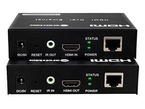 HDMI Extender over TCP/IP Ethernet Over Single Cat5e Cat6 Cable Up to 400ft(120m) with IR,1080p,Support HDMI 1.3,HDCP 1.2,UTP Cables - (Transmitter and Receiver) HDMI Extender over TCP/IP Ethernet Over Single Cat5e Cat6 Cable Up to 400ft(120m) with IR,1080p,Support HDMI 1.3,HDCP 1.2,UTP Cables - (Transmitter and Receiver)