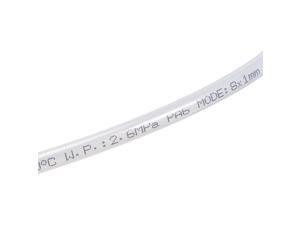 Nylon Tubing,6mm ID x 8mm OD,3.28Ft Length,Fuel Line Plastic Tubing,Pneumatic Hose Tube,for Air Brake System Or Fluid Transfer,Translucent Nylon Tubing,6mm ID x 8mm OD,3.28Ft Length,Fuel Line Plastic Tubing,Pneumatic Hose Tube,for Air Brake System Or Fluid Transfer,Translucent