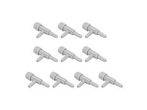 Aquarium Air Valve Cross Shaped 2 Way Air Pump Control Valves for Fish Tank Plastic Gray 10Pcs Aquarium Air Valve Cross Shaped 2 Way Air Pump Control Valves for Fish Tank Plastic Gray 10Pcs
