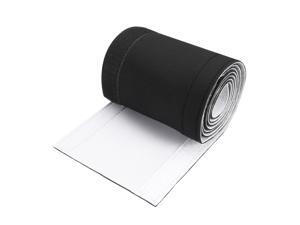 Cable Management Sleeve 13.5cm 1.5 Meter Adjustable Cord Organizer Neoprene, Black White Cable Management Sleeve 13.5cm 1.5 Meter Adjustable Cord Organizer Neoprene, Black White