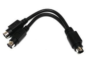 Battleborn PS2 Male to Dual Female Y Cable - PS/2 Splitter Battleborn PS2 Male to Dual Female Y Cable - PS/2 Splitter