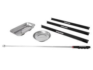 STEELMAN 41814 6-Piece Magnetic Parts Bowl, Holder, and Pickup Tool Set STEELMAN 41814 6-Piece Magnetic Parts Bowl, Holder, and Pickup Tool Set