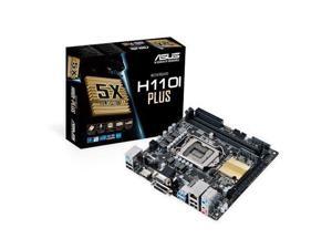 ASUS H110I-PLUS (90MB0PX0-M0EAY0) LGA 1151 Intel H110 HDMI SATA 6Gb/s USB 3.0 Mini ITX Intel Motherboard ASUS H110I-PLUS (90MB0PX0-M0EAY0) LGA 1151 Intel H110 HDMI SATA 6Gb/s USB 3.0 Mini ITX Intel Motherboard