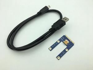 Mini PCIe Riser PCI Express 1x to 16x for Laptop External Graphics Card GDC Miner mini PCIe to PCI-e Extension Cable Riser Card Mini PCIe Riser PCI Express 1x to 16x for Laptop External Graphics Card GDC Miner mini PCIe to PCI-e Extension Cable Riser Card