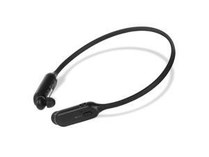 EXFIT BCS-A1 Wireless Bluetooth Headphones, Fast Charging, Retractable Earbuds, Splash and Sweat Resistant, Siri and Google Assistant Compatible, Carry Pouch (Black) EXFIT BCS-A1 Wireless Bluetooth Headphones, Fast Charging, Retractable Earbuds, Splash and Sweat Resistant, Siri and Google Assistant Compatible, Carry Pouch (Black)