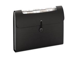 Step Index Organizer, 12 Sections, 1/6-Cut Tab, Letter Size, Black 70901 Step Index Organizer, 12 Sections, 1/6-Cut Tab, Letter Size, Black 70901