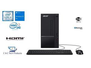 Acer Aspire TC Desktop, 9th Gen Intel Core i5-9400 Processor,8GB DDR4 RAM,128GB SSD Plus 1TB HDD,Intel UHD Graphics 630,DVD-RW,Wifi-AC,Bluetooth 5.0,USB,VGA,HDMI,Dual Monitor Capable,Windows 10 Pro Acer Aspire TC Desktop, 9th Gen Intel Core i5-9400 Processor,8GB DDR4 RAM,128GB SSD Plus 1TB HDD,Intel UHD Graphics 630,DVD-RW,Wifi-AC,Bluetooth 5.0,USB,VGA,HDMI,Dual Monitor Capable,Windows 10 Pro