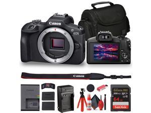 Canon EOS R100 Mirrorless Camera (6052C002) + Bag + 64GB Card + LPE17 Battery + More
