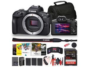Canon EOS R100 Mirrorless Camera (6052C002) + Corel Photo Software + Bag + 64GB Card + More