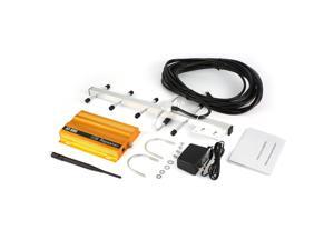 Cell Phone Signal Booster Repeater Amplifier for Home and Office - 900mHz Band 5 Repeater with Whip Antenna and Outdoor Yagi Antenna - Enhance 3G/4G GSM Signal Cell Phone Signal Booster Repeater Amplifier for Home and Office - 900mHz Band 5 Repeater with Whip Antenna and Outdoor Yagi Antenna - Enhance 3G/4G GSM Signal