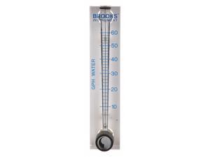 Meter,Water,6-60 Gph BROOKS 2520A4L46BVBN Meter,Water,6-60 Gph BROOKS 2520A4L46BVBN