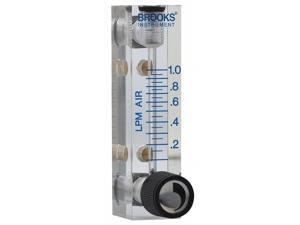 BROOKS 2510A2A12BVBN Flowmeter,Air,.04 to .5 LPM,Buna-n Seal BROOKS 2510A2A12BVBN Flowmeter,Air,.04 to .5 LPM,Buna-n Seal