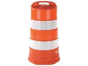 ZORO SELECT 03-780-4EG Traffic Barrel,HDPE,41-1/2 In. H ZORO SELECT 03-780-4EG Traffic Barrel,HDPE,41-1/2 In. H