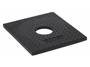 ZORO SELECT 03-730 Delineator Base,Black,15"L,1"H,17"W ZORO SELECT 03-730 Delineator Base,Black,15"L,1"H,17"W