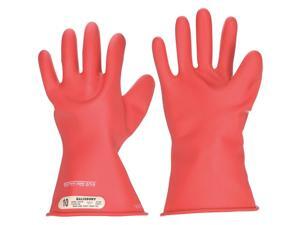 Salisbury Red Electrical Gloves, Natural Rubber, 00 Class, Size 10-1/2 Salisbury Red Electrical Gloves, Natural Rubber, 00 Class, Size 10-1/2